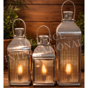 handcrafted rattan & metal decorative table lamp with warm ambient light