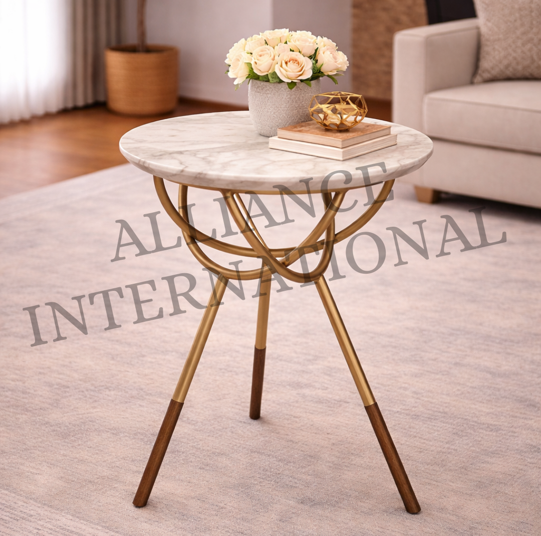 luxury copper finish metal side table / accent table luxury copper finish metal side table / accent table